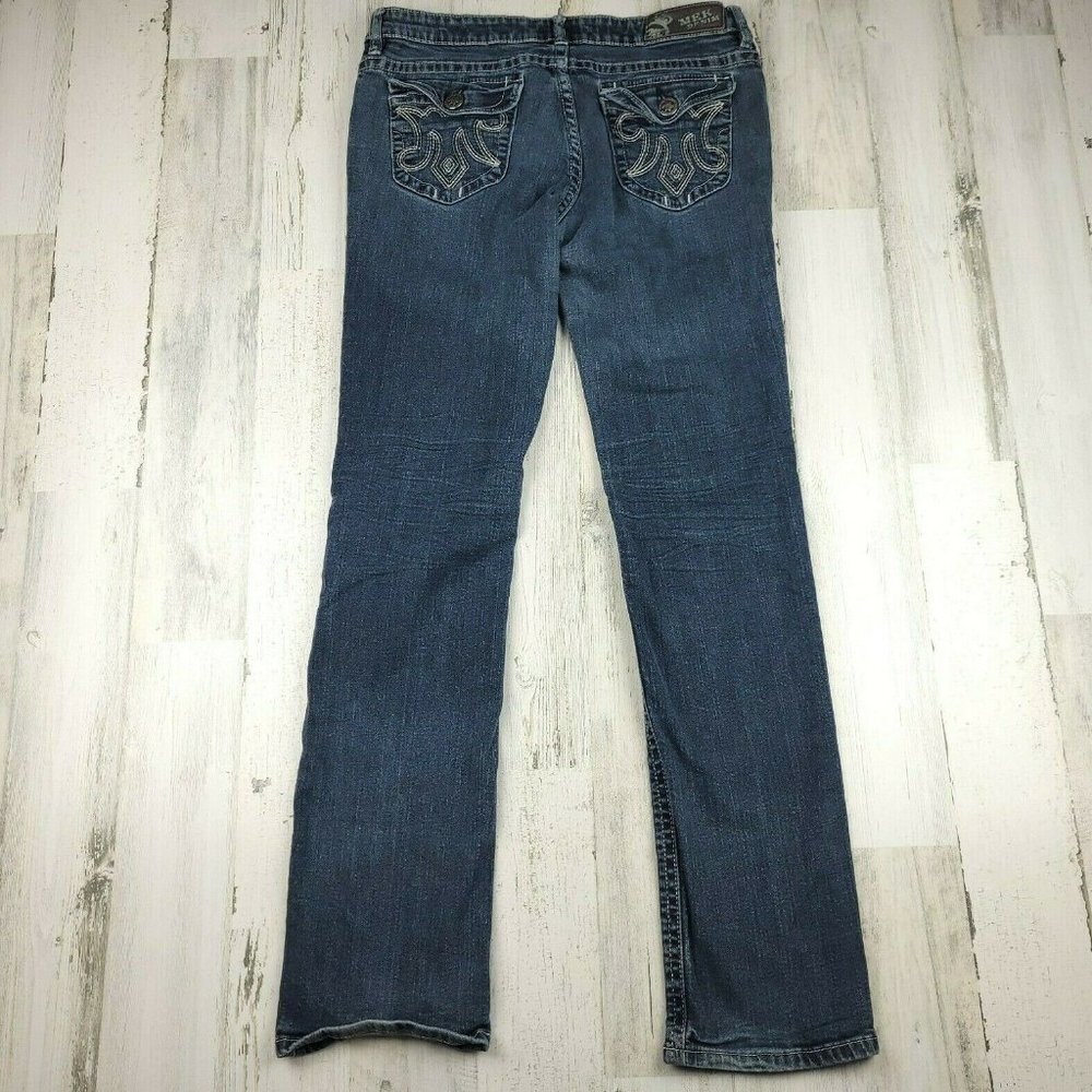 MEK Harrison Straight Leg Jeans Men’s 31x32 Dark Wash Premium Denim Classic Fit - Picture 2 of 11